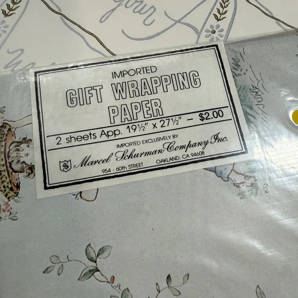 VTG Gift Wrap Collection 50s-90s Estate Lot Paper Ephemera Wrapping Paper 100+